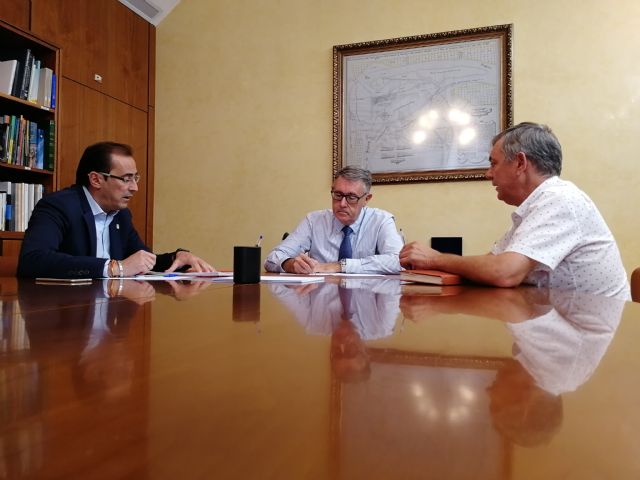 El presidente de la CHS se reúne con los alcaldes de Ojós y Ulea para estudiar los efectos de la pasada gota fría