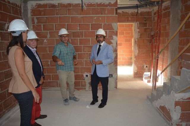 Las obras de construcción de cinco nuevas viviendas de promoción pública en Ojós 'avanzan a buen ritmo'